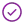 purple tick with a circle